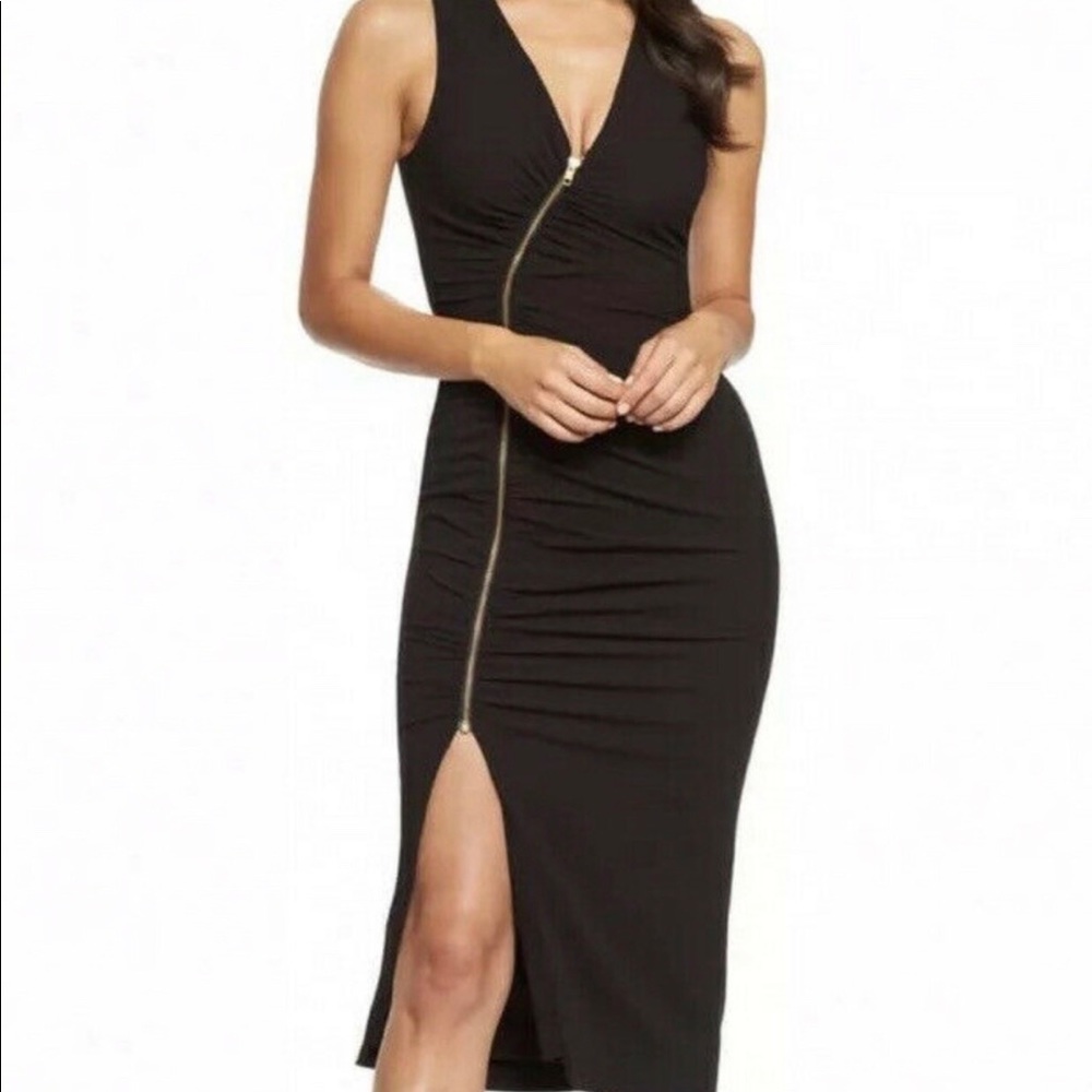 Dress the population black ivy dress